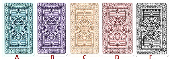 依照直覺，從五張牌選出妳最想要的一張