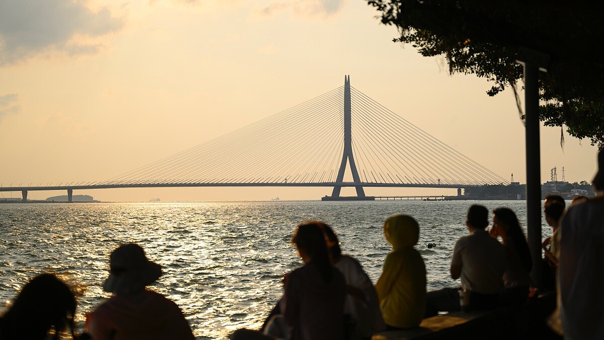 「淡江大橋」7大亮點！Zaha Hadid遺作、全球最大單塔不對稱斜張橋、126支燈柱勾勒夜半舞者律動