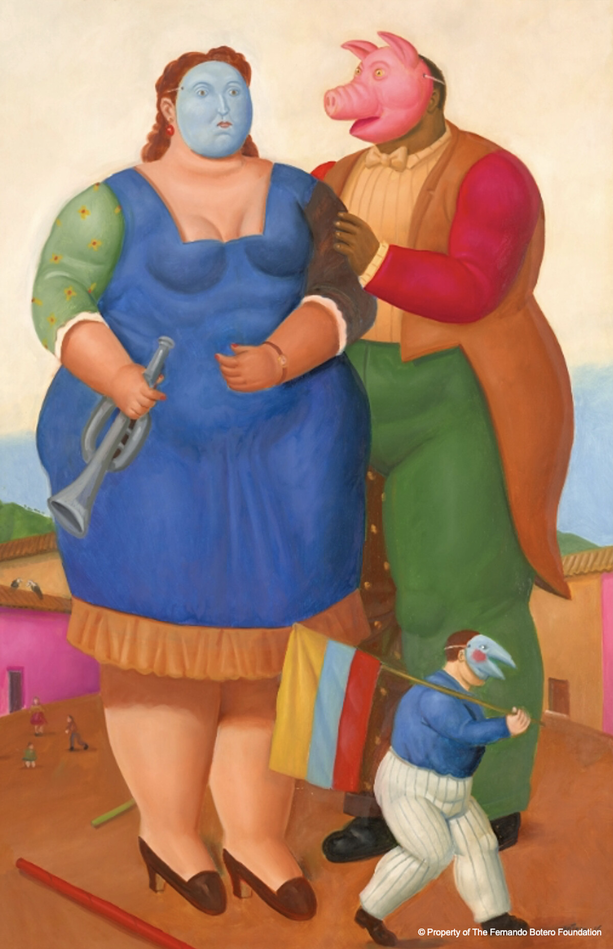 《嘉年華 X》Fernando Botero, Carnival X, 2016