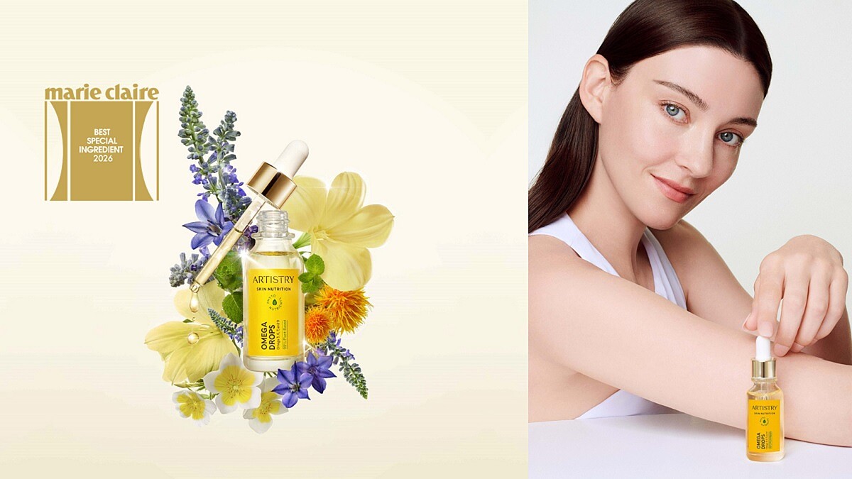 最好用的美容油，1滴養出穩潤光！ARTISTRY雅芝「OMEGA多效修護油」勇奪美麗佳人權威成分特別獎，完美展現油水平衡、多效穩膚強大實力