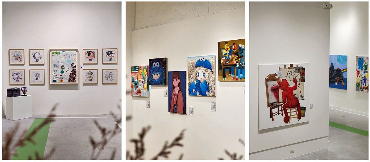 芝麻街展覽現場