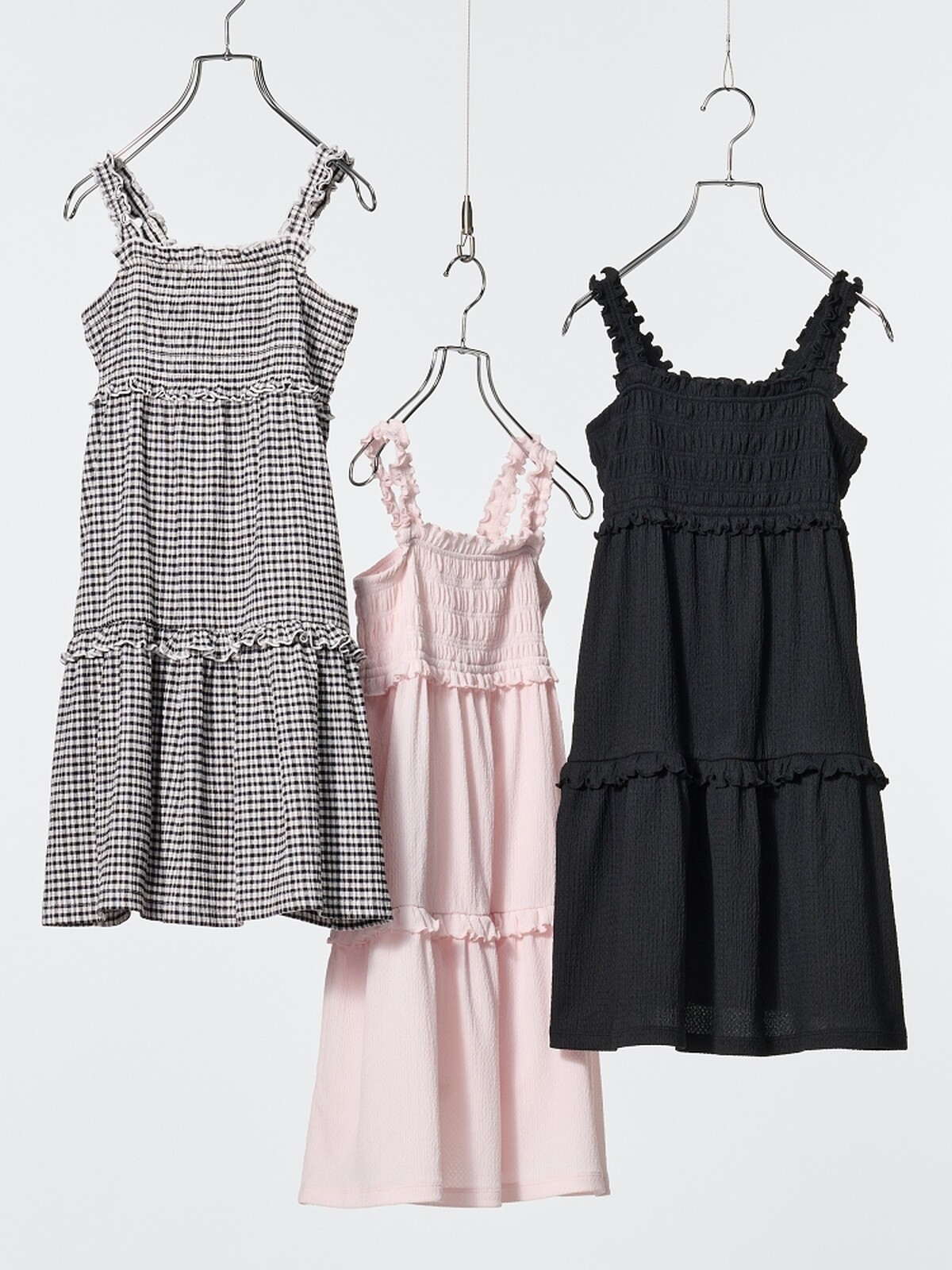 女童 壓褶洋裝(無袖) #01_NT$990