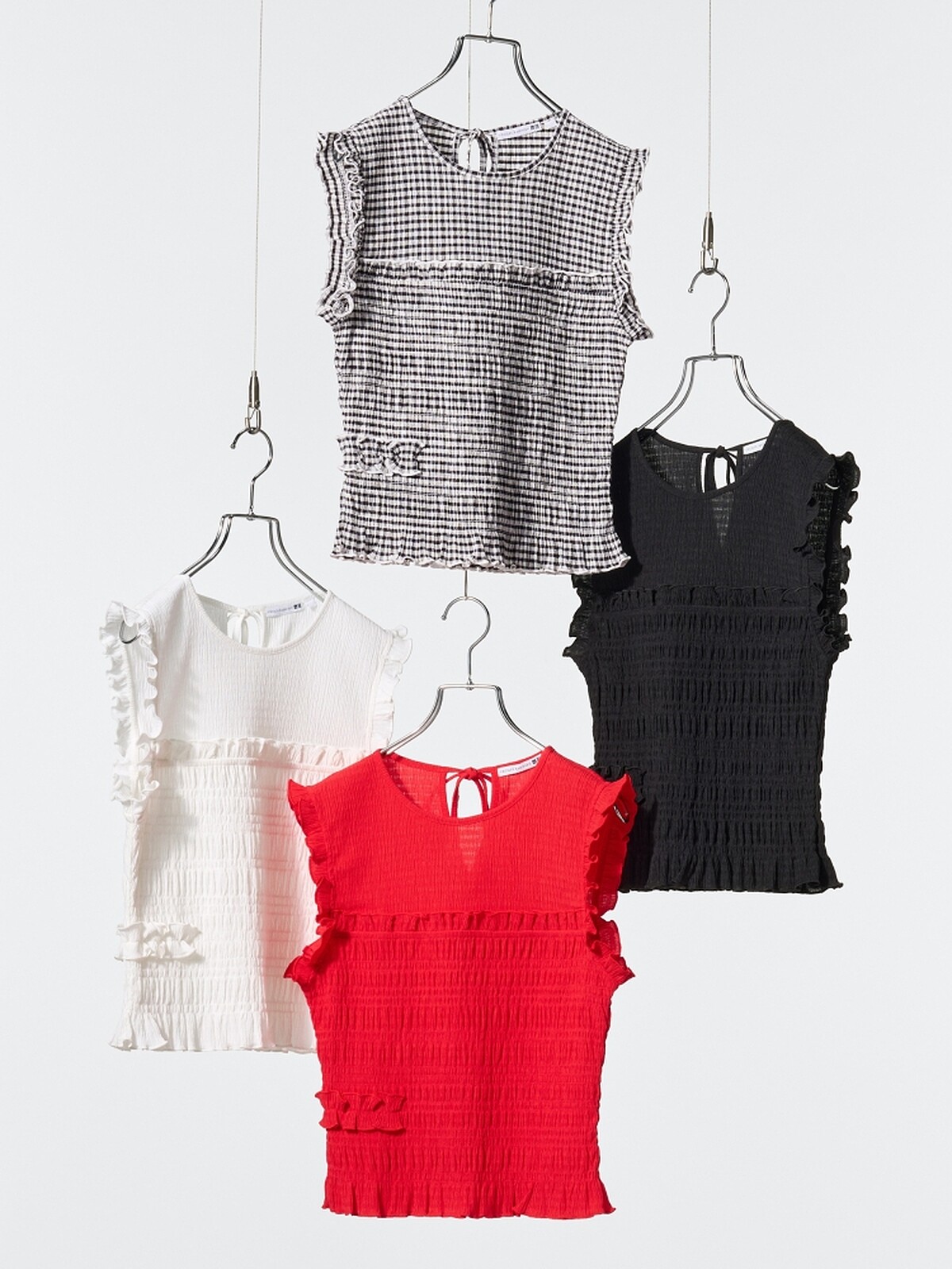 女裝 壓褶T恤(無袖) NT$790