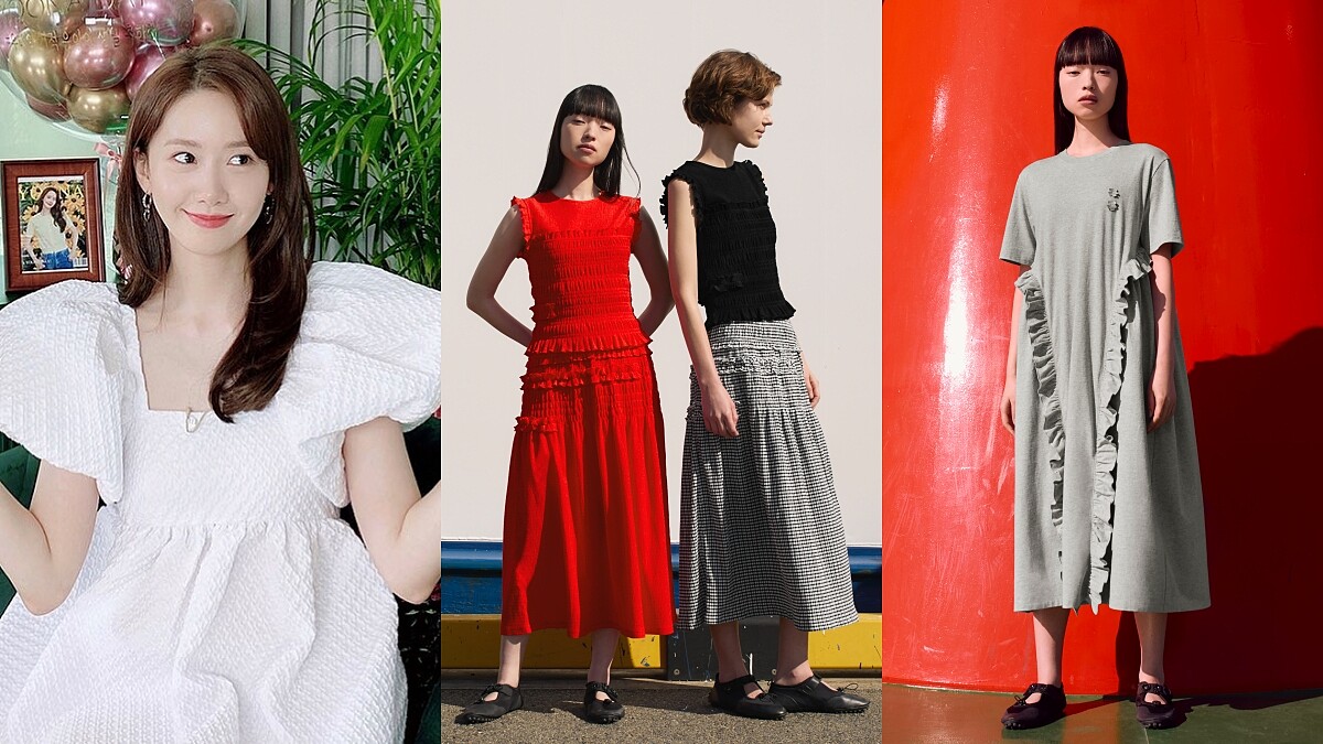 UNIQLO最浪漫聯名！首度合作Cecilie Bahnsen，抓皺背心、荷葉邊洋裝，13款清單一次看