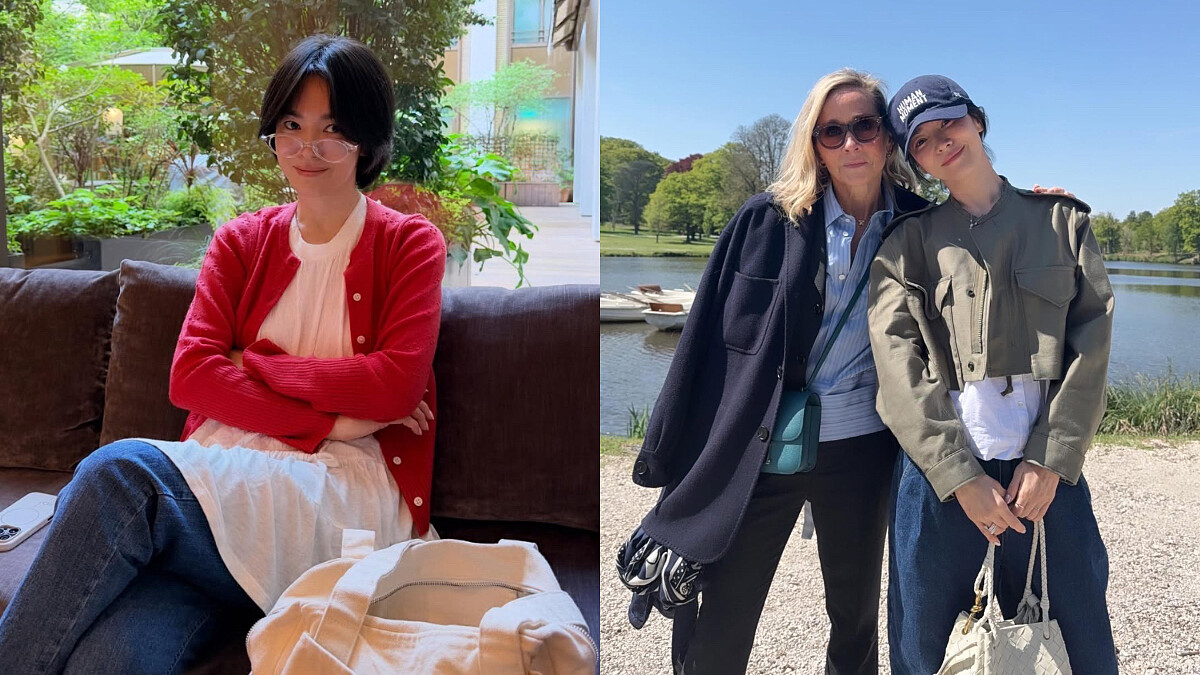 宋慧喬有新歡了？私服包包悄悄換上「這品牌」，逆齡造型說是女大生我也信