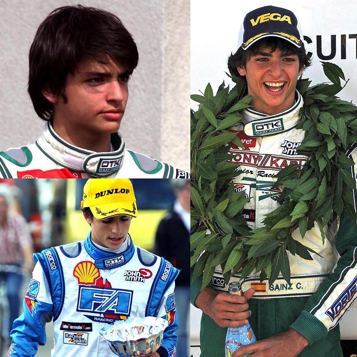 Carlos Sainz Jr. 從小用自己的實力，證明自己能賽車。