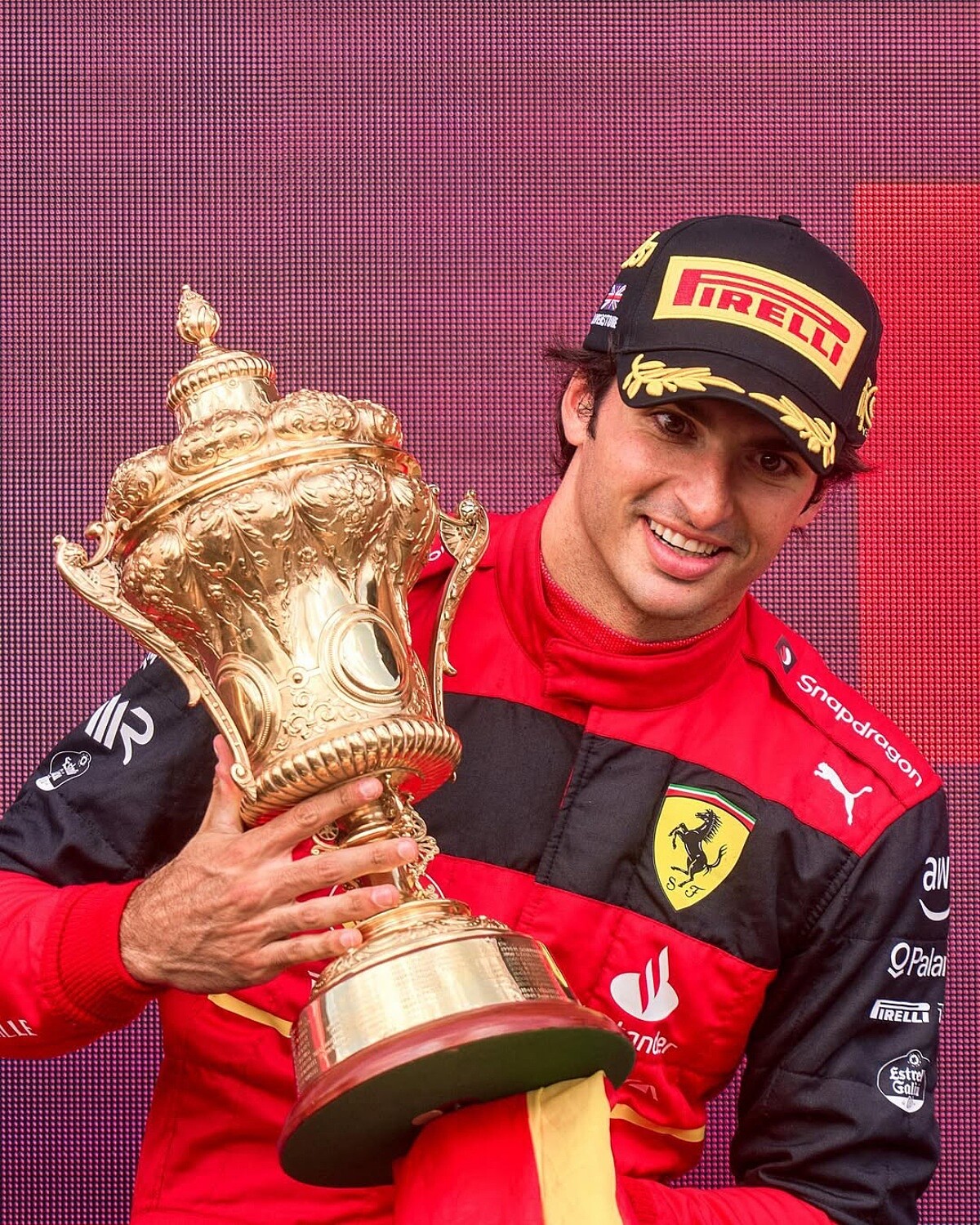 2022年英國大獎賽，Carlos Sainz Jr. 贏得首座 F1 分站冠軍。