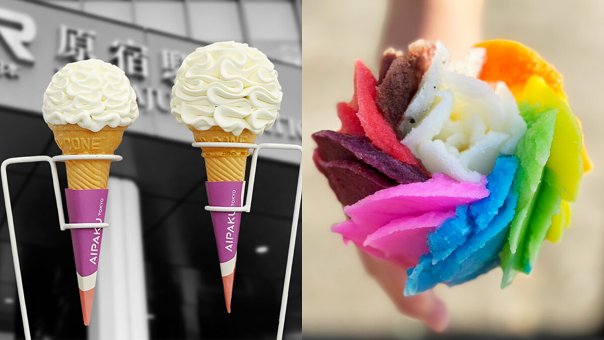 2026東京原宿美食推薦！「AIPAKU TOKYO」冰淇淋博物館：百款日本冰品集結、絕美花朵霜淇淋洗版社群