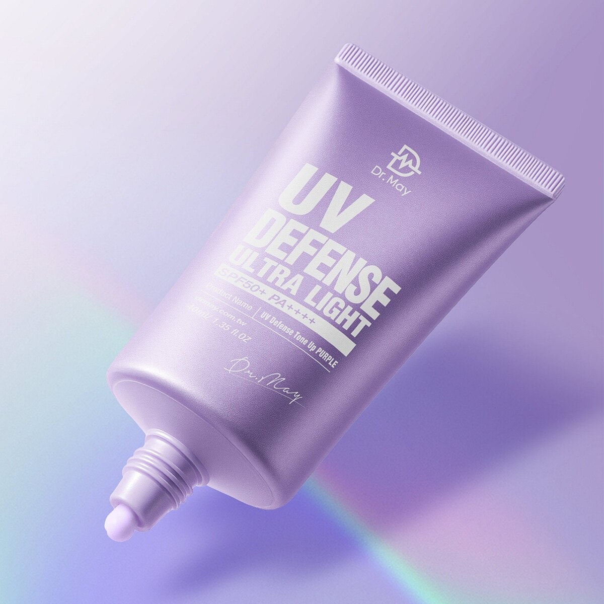 Dr. May專業隔離清爽紫潤白防曬乳SPF50+/PA++++ 40ml，NT1,380