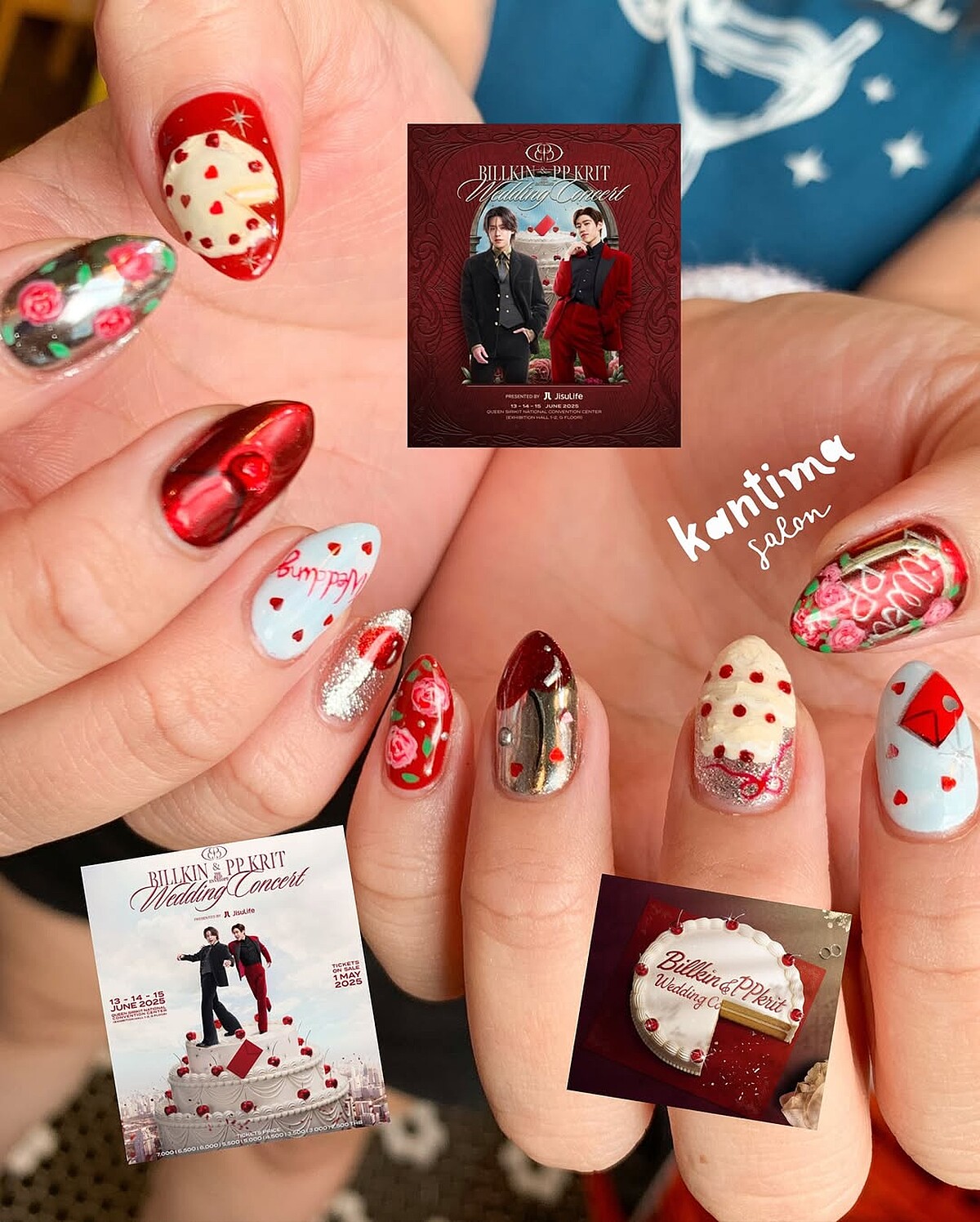 《冥婚鬧泰大》專屬婚禮演唱會美甲。