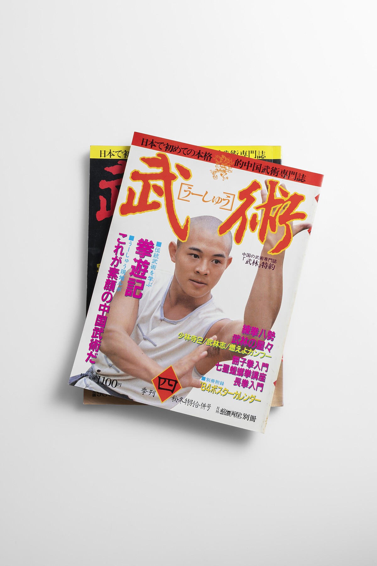 NIGO少年時期收藏的功夫雜誌。Assortment of martial arts magazines part of NIGO&rsquo;s personal collection featuring in NIGO: From Japan with Love at the Design Museum. Photo courtesy of NIGO.