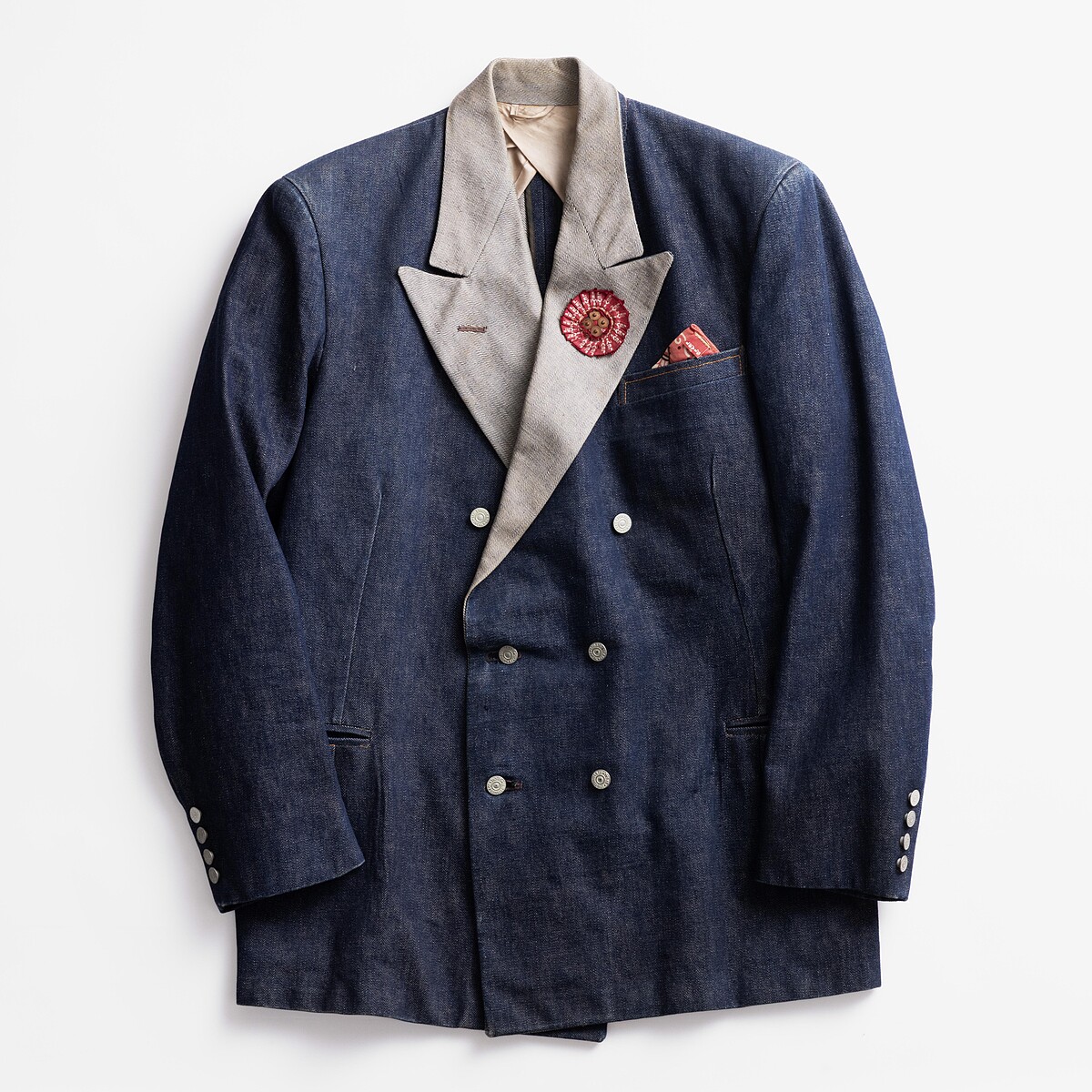 Levis Bing Crosby denim jacket worn by NIGO in his teens, featuring in NIGO: From Japan with Love at the Design Museum. Photo courtesy of NIGO.