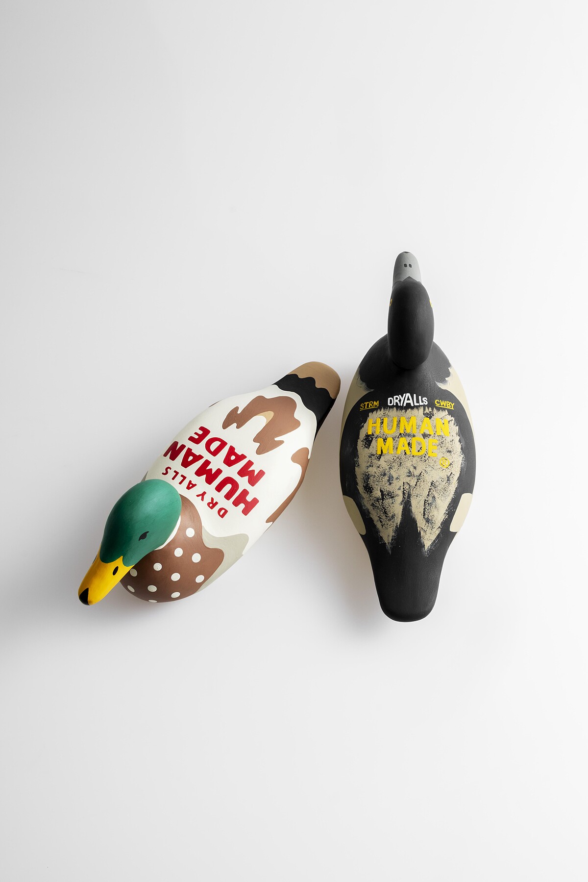 HUMAN MADE Hariko Decoy Ducks, featuring in NIGO: From Japan with Love at the Design Museum. Photo courtesy of NIGO.