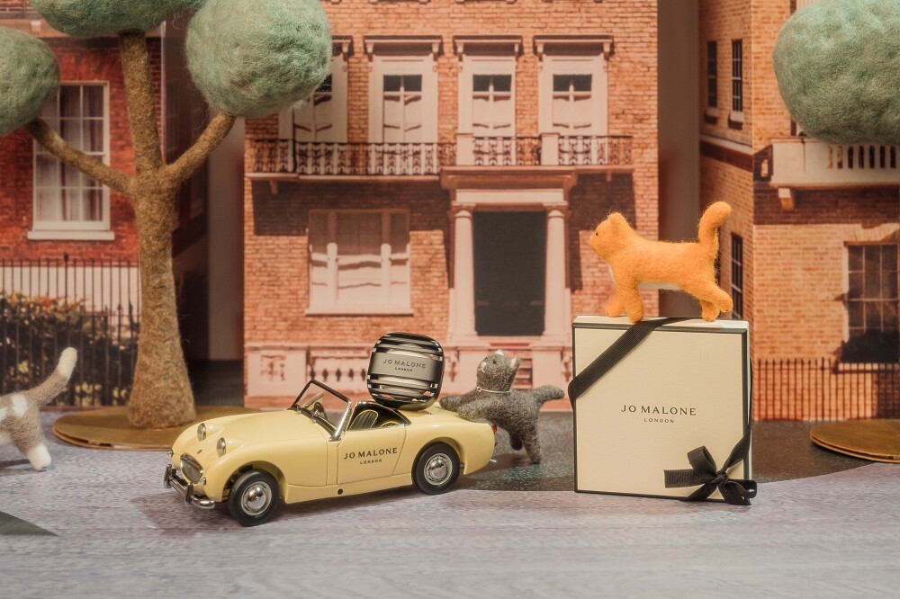 Jo Malone London車用擴香情境圖。