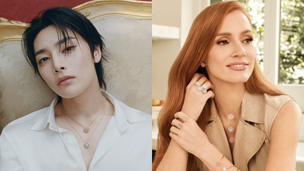 奧斯卡影后潔西卡雀絲坦Jessica、韓國人氣男團STRAY KIDS的I.N都愛戴義式頂級珠寶！DAMIANI 「Margherita瑪格麗特系列」時尚新品登場，優雅浪漫及前衛魅力一次擁有。