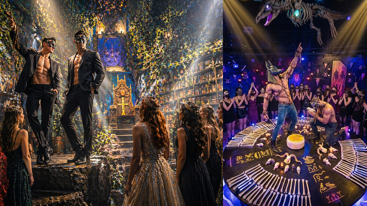 心跳超載警報！台南「女王面具之夜」沉浸式體驗全面升級，從神秘儀式、魔法場景到近距離互動，《澳洲雷霆猛男秀》壓軸登場撩翻全場讓人走不出來！