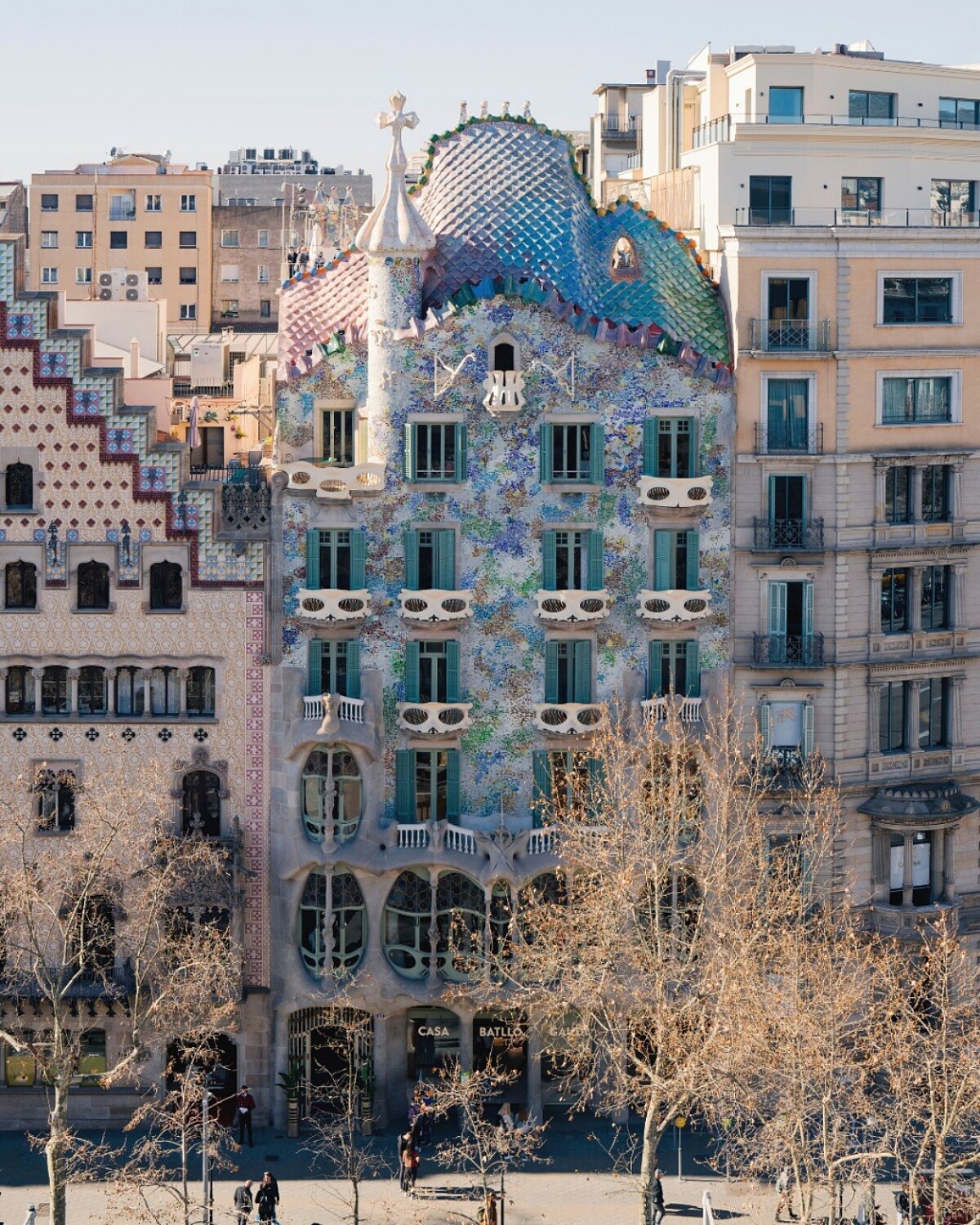 色彩斑斕的巴特羅之家。