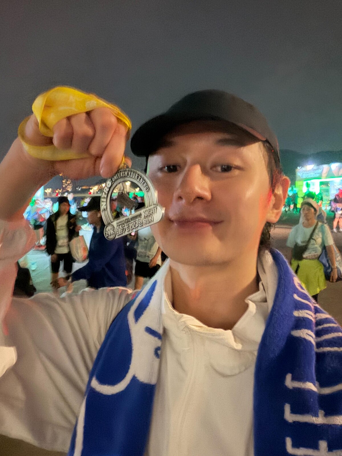 張軒睿開啟了對跑步的熱愛