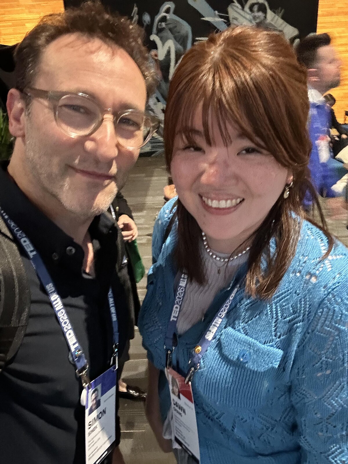 與全球思想領袖 Simon Sinek 交流留影