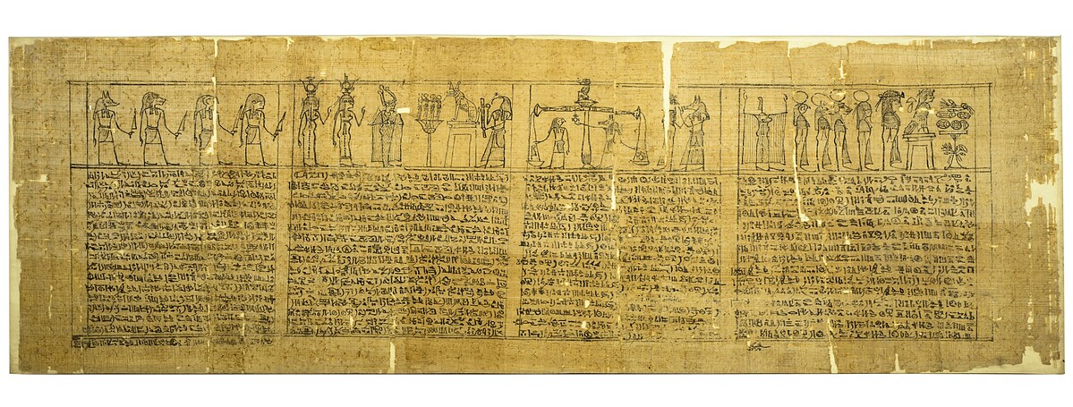 義大利佛羅倫斯國立考古博物館典藏之女子喪葬莎草紙&copy;Museo Archeologico Nazionale di Firenz