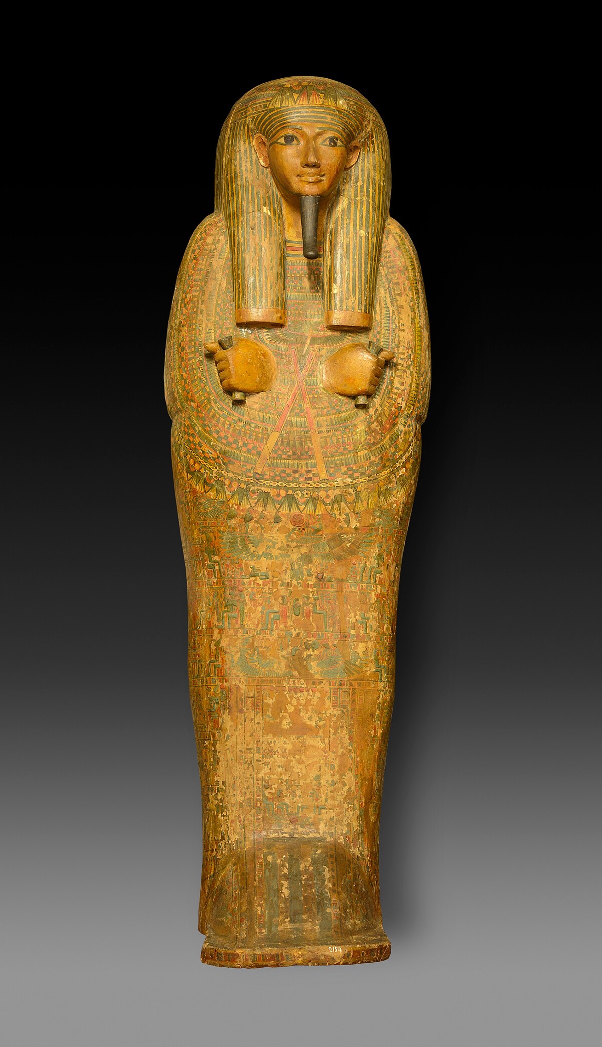 義大利佛羅倫斯國立考古博物館典藏之祭司帕迪穆特彩繪棺木&copy;Museo Archeologico Nazionale di Firenz