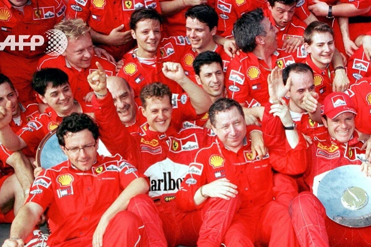 Michael Schumacher 這位 F1 的 GOAT ，開啟法拉利五連霸王朝。