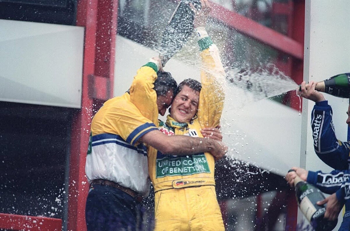 Michael Schumacher 絕對是比利時斯帕賽道之王。