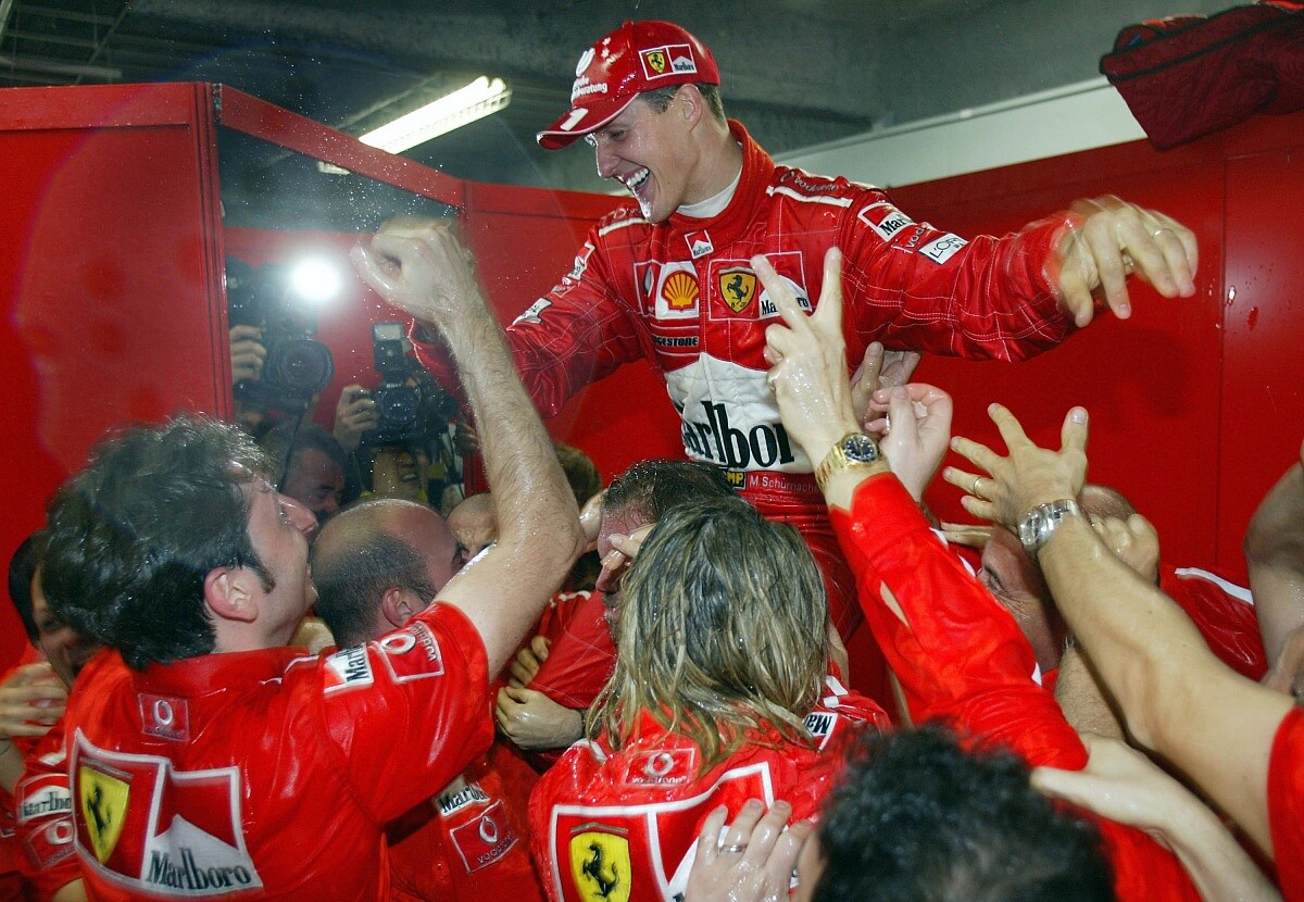 Michael Schumacher 總是記得車隊裡夥伴的名字，在法拉利車隊就是在一個大家族。