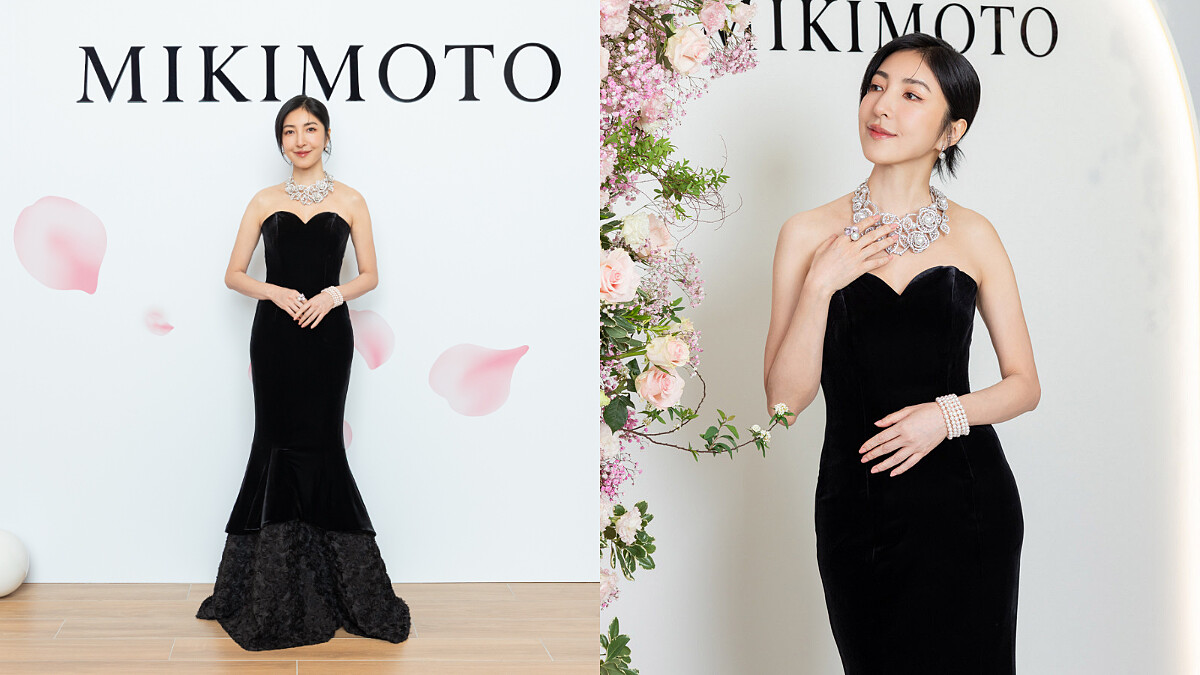 MIKIMOTO Les Pétales頂級珠寶展盛大登場！巴黎凡登廣場飄揚花瓣翩然輕舞春日珠寶花園，影后楊謹華優雅演繹源自1893的永恆魅力！