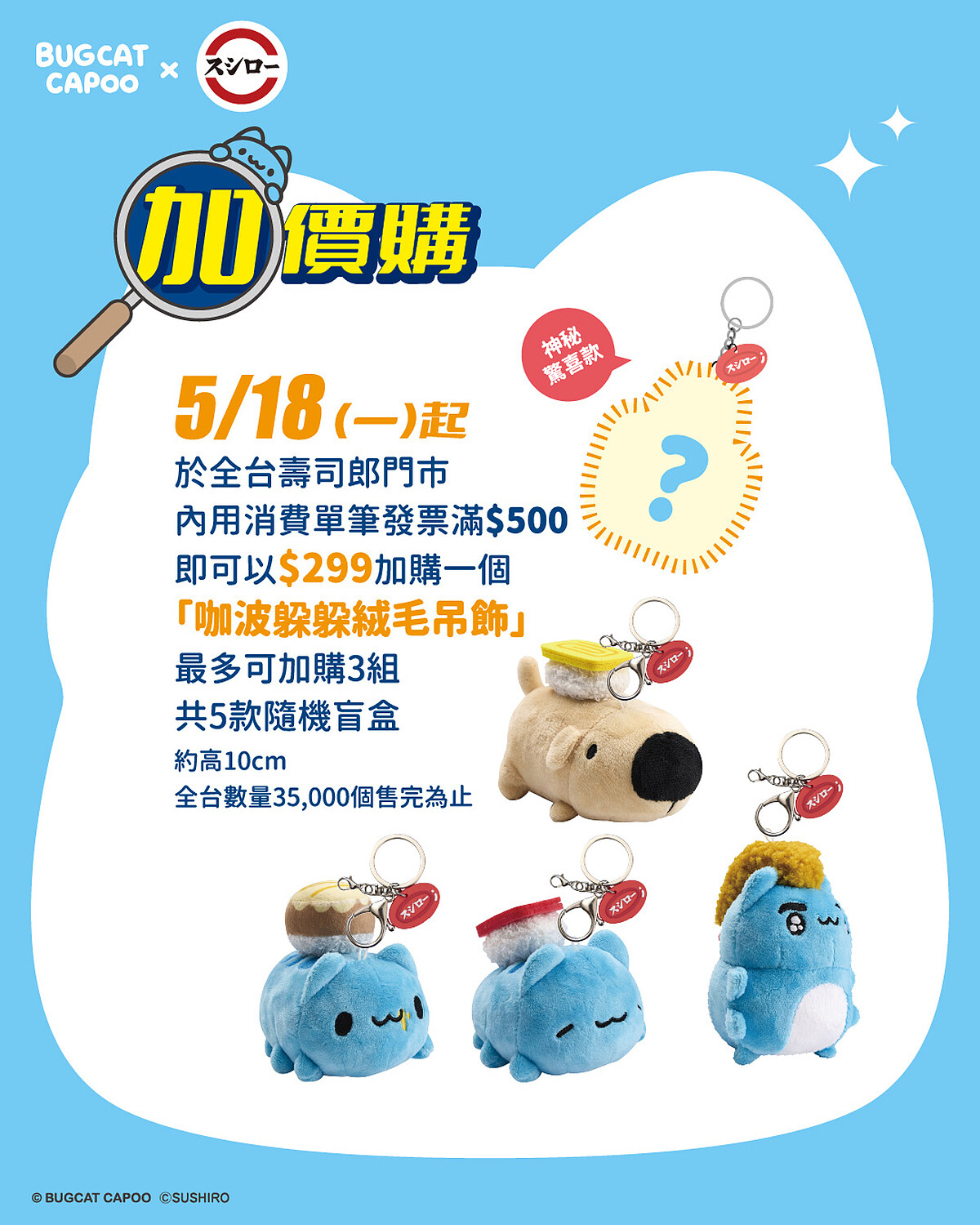 壽司郎咖波聯名