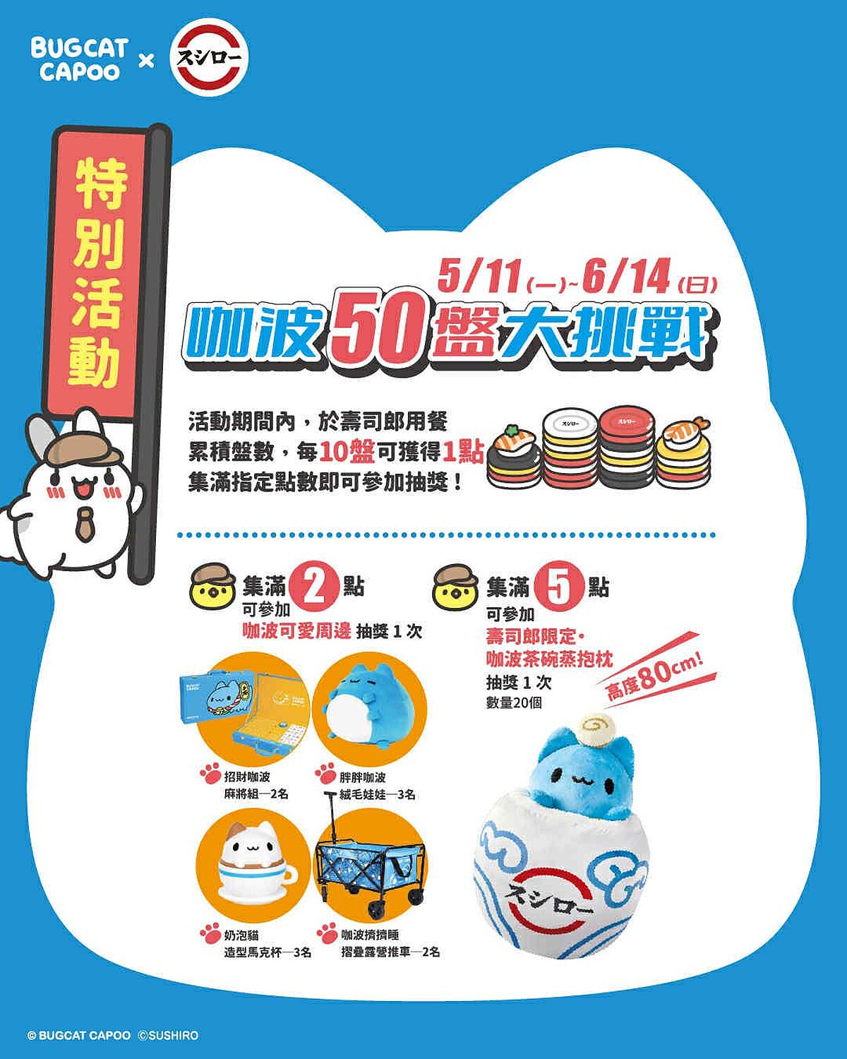 壽司郎咖波聯名