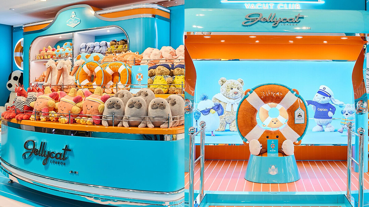 Jellycat亞洲第一間實體主題店就在香港海港城!限定絨毛公仔、地點、交通一次看