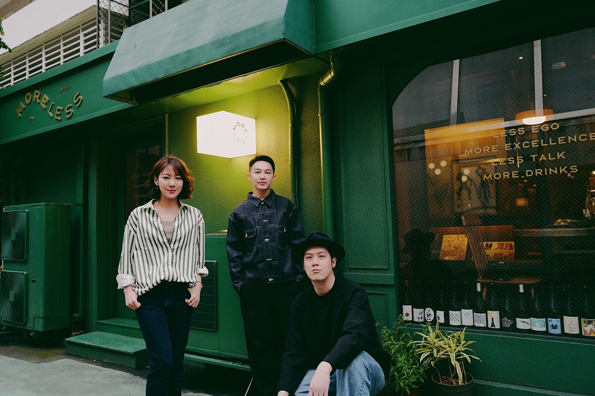 More/Less 團隊,Yvette、Eric、Nick(左起)。