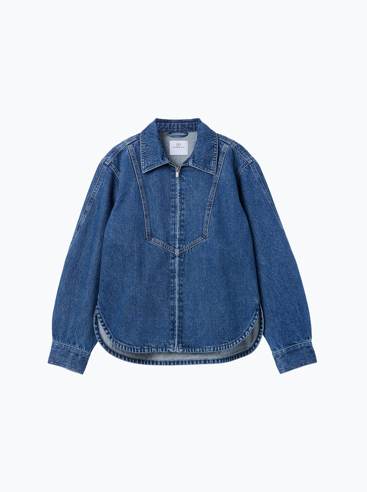 水洗拉鍊牛仔襯衫NT$2,699