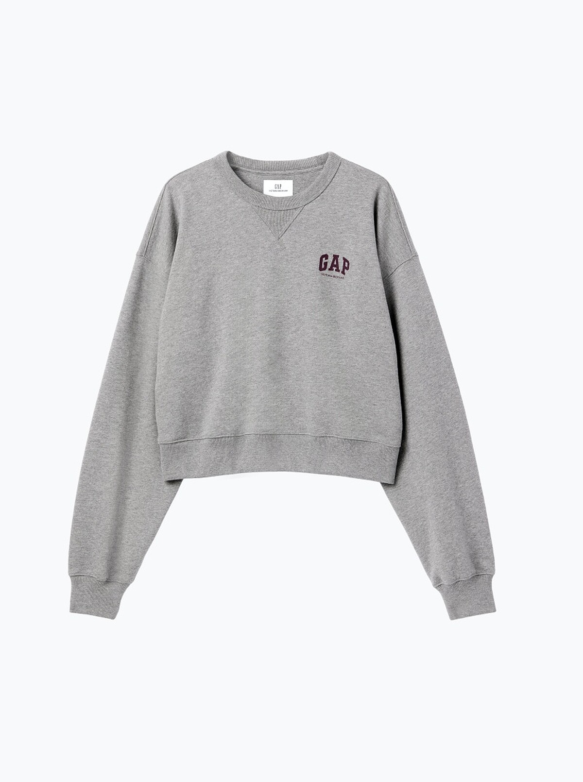 灰色重磅Logo圓領長袖上衣NT$2,299