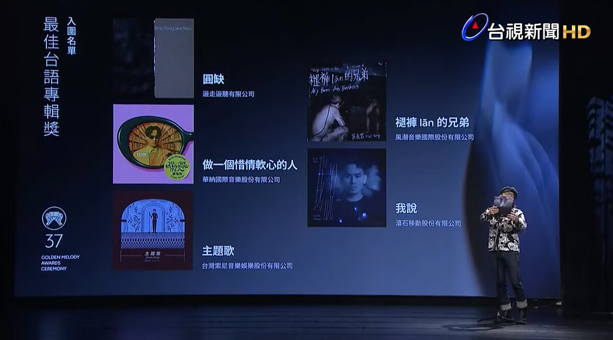 2026金曲獎入圍名單：最佳台語專輯獎