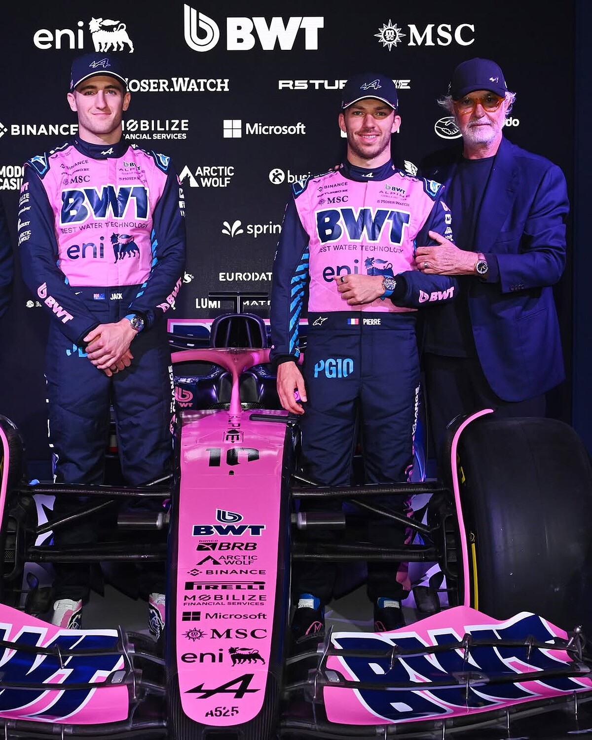 Flavio Briatore 在2024年初成為 BWT Alpine F1 Team 執行顧問,開始大力整頓車隊。