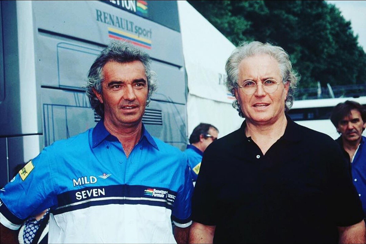 Flavio Briatore 和 Benetton 家族大掌門 Luciano Benetton,兩人一拍即合,讓班尼頓車隊一登場就留名。