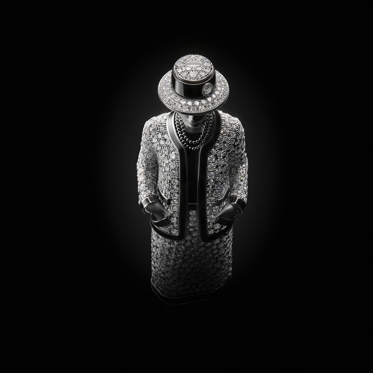 Chanel 棋盤時計