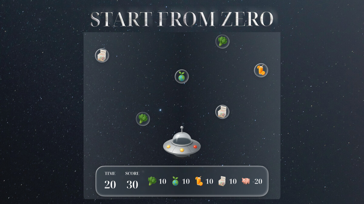 美麗佳人×小小樹食「START FROM ZERO 星際任務」