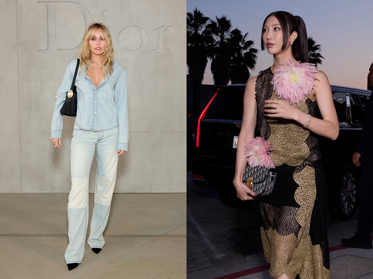 秀場上許多嘉賓也選擇了M&eacute;daillon系列包款完成造型，包括Miley Cyrus、EJAE。