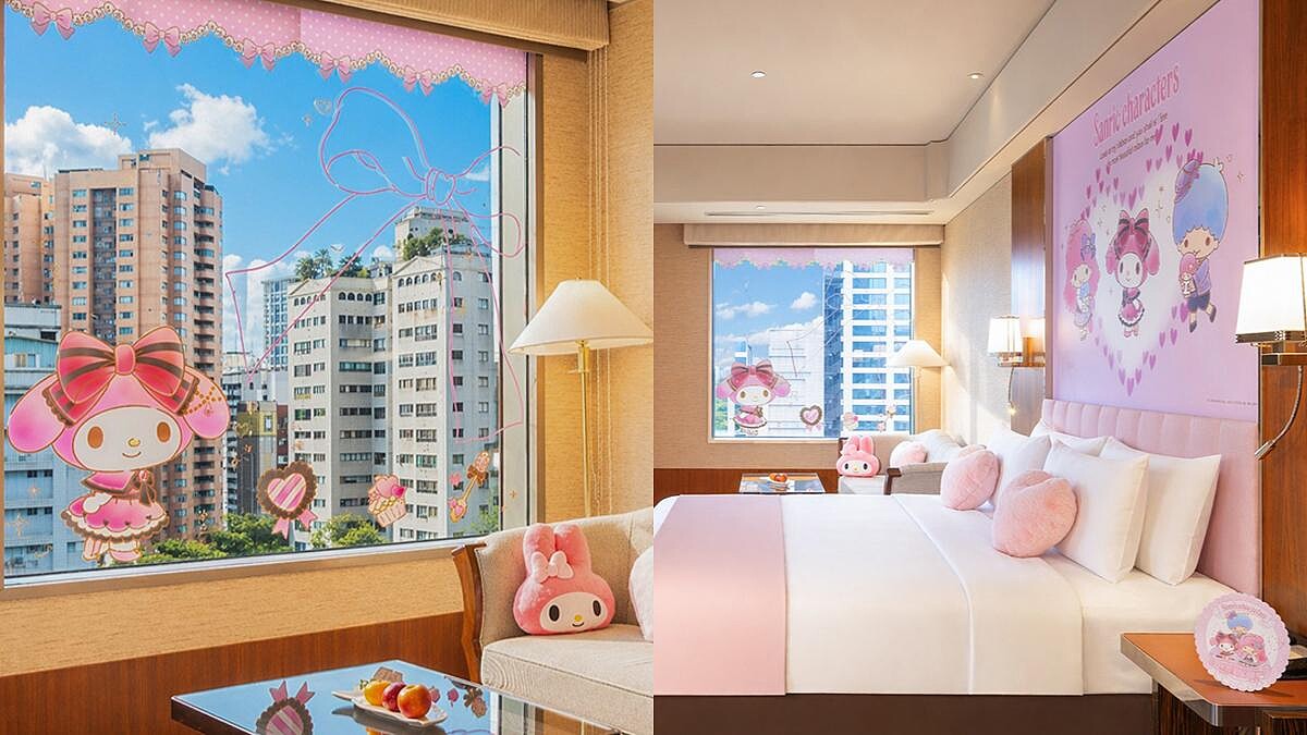三麗鷗鐵粉集合！台北遠東香格里拉「美樂蒂＆雙星仙子」主題房登場，7大親子空間開啟夏日夢幻假期