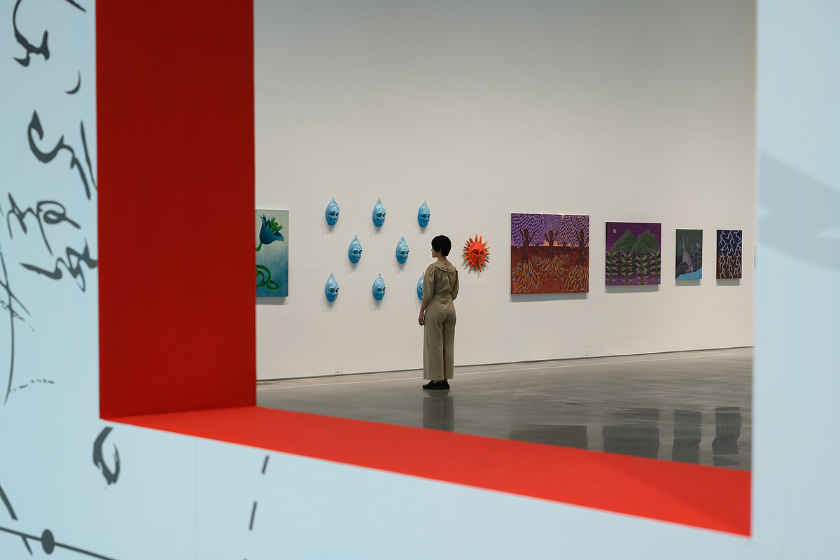 展覽室A,子題:「烈焰之世」。攝影:卓杜信XhinMania。圖片提供:臺中市立美術館。