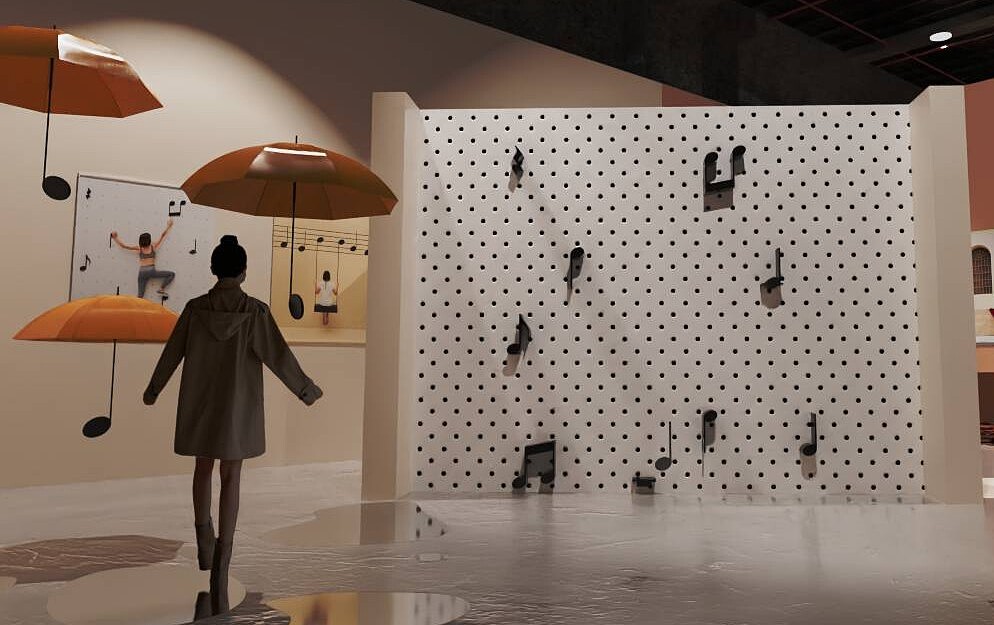 「奇想世界」展場示意圖