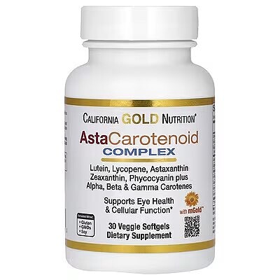 California Gold Nutrition, AstaCarotenoid 類胡蘿蔔素複方