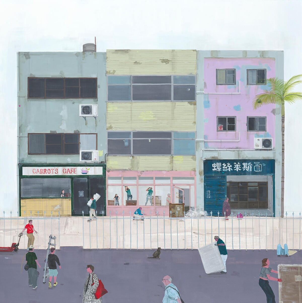 黃姿瑜|馬鈴薯個展|壓克力、畫布|140x140cm|2026