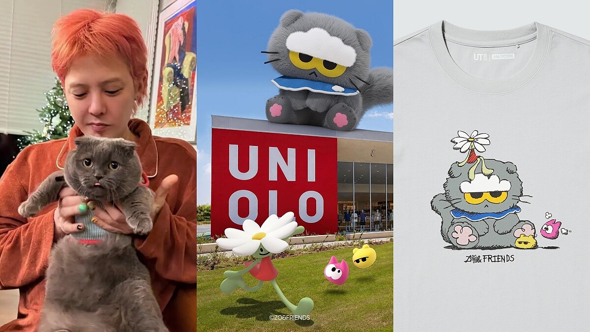 GD愛貓ZOA變成UNIQLO UT主角！ZO&amp;amp;FRIENDS聯名這時開賣，4款設計可愛到想全包