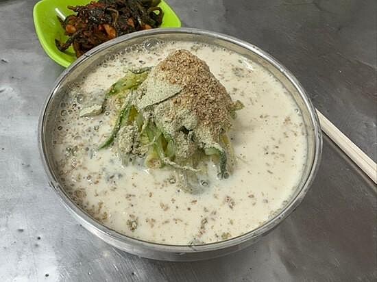 成始璄也愛的「洪濁木浦家」豆漿冷麵(Photo/翻攝自Naver Map)
