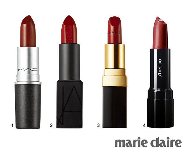 酒紅色系唇膏推薦清單:M.A.C、NARS、CHANEL、Shiseido