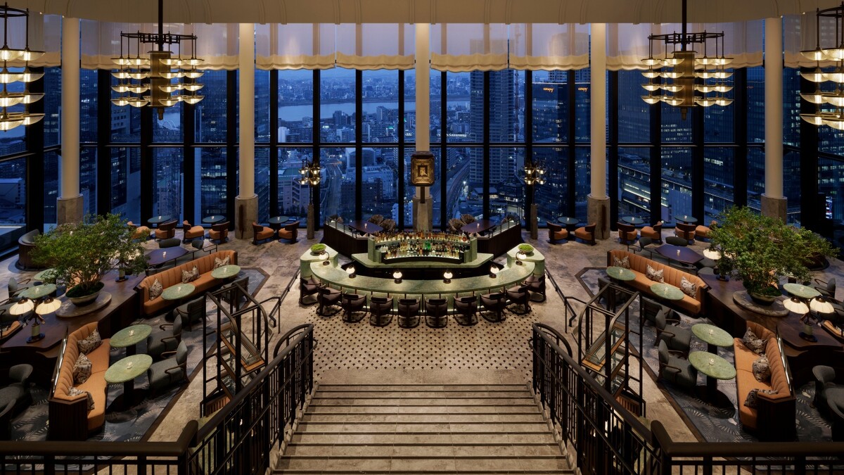 大阪華爾道夫酒店「Peacock Alley」夜景